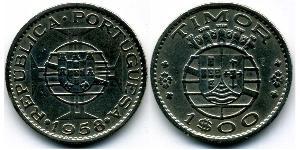 1 Escudo Portogallo / Timor Est (1702 - 1975) Rame/Zinco 