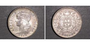 1 Escudo First Portuguese Republic (1910 - 1926) Silver 