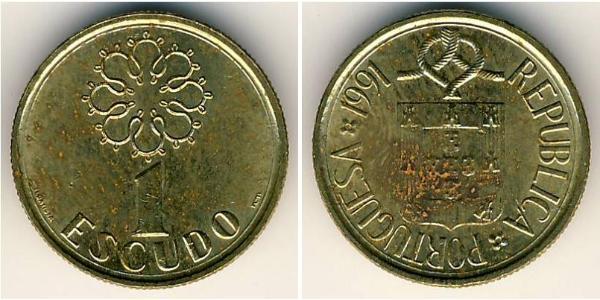 1 Escudo Republica Portuguesa (1975 - )  