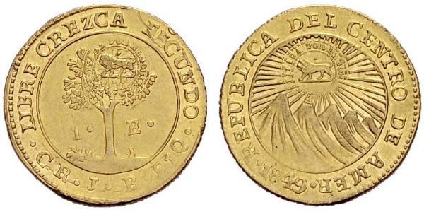 1 Escudo Costa Rica 金 