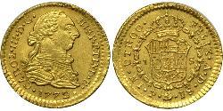 1 Escudo 新格拉納達總督轄區 (1717 - 1819) 金 卡洛斯三世 (西班牙) (1716 -1788)