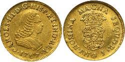 1 Escudo 新格拉納達總督轄區 (1717 - 1819) 金 卡洛斯三世 (西班牙) (1716 -1788)