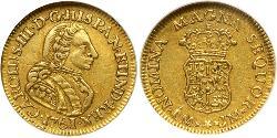 1 Escudo 秘鲁 金 卡洛斯三世 (西班牙) (1716 -1788)