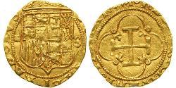 1 Escudo 西班牙哈布斯堡王朝 (1516 - 1700) 金 查理五世 (神圣罗马帝国) (1500 - 1558)