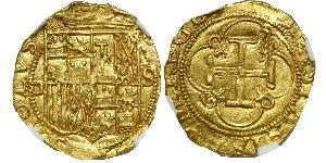 1 Escudo 西班牙哈布斯堡王朝 (1516 - 1700) 金 