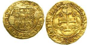 1 Escudo 西班牙哈布斯堡王朝 (1516 - 1700) 金 