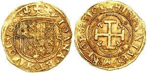 1 Escudo 西班牙哈布斯堡王朝 (1516 - 1700) 金 