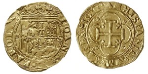 1 Escudo 西班牙哈布斯堡王朝 (1516 - 1700) 金 