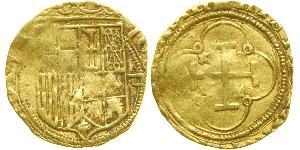 1 Escudo 西班牙哈布斯堡王朝 (1516 - 1700) 金 