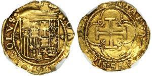 1 Escudo 西班牙哈布斯堡王朝 (1516 - 1700) 金 