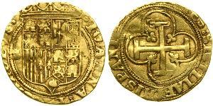 1 Escudo 西班牙哈布斯堡王朝 (1516 - 1700) 金 