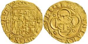 1 Escudo 西班牙哈布斯堡王朝 (1516 - 1700) 金 