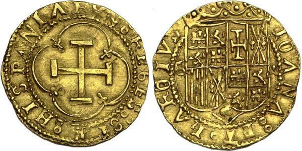 1 Escudo 西班牙哈布斯堡王朝 (1516 - 1700) / 神圣罗马帝国 (962 - 1806) 金 查理五世 (神圣罗马帝国) (1500 - 1558)