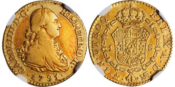 1 Escudo 西班牙帝國 金 卡洛斯四世 (1748-1819)