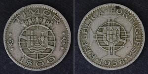 1 Escudo 东帝汶 / 葡萄牙 銅/Zinc 