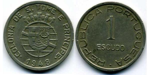 1 Escudo 圣多美和普林西比 銅/镍 