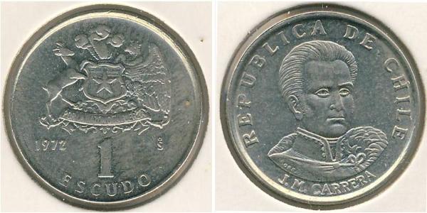 1 Escudo 智利 銅/镍 