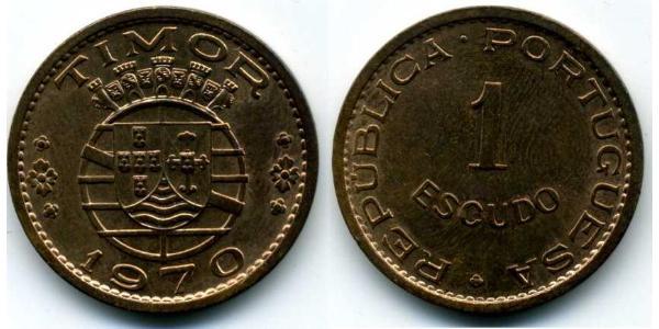 1 Escudo 东帝汶 / 葡萄牙 青铜 