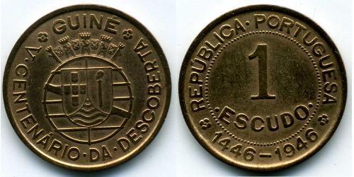 1 Escudo 葡屬幾內亞 (1474 - 1974) / 葡萄牙 青铜 