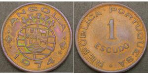1 Escudo 葡萄牙 / 葡屬西非 (1575 - 1975) 青铜 