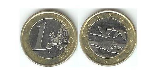 1 Euro Finland (1917 - ) Bimetal 