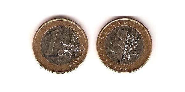 1 Euro Kingdom of the Netherlands (1815 - ) Bimetal 