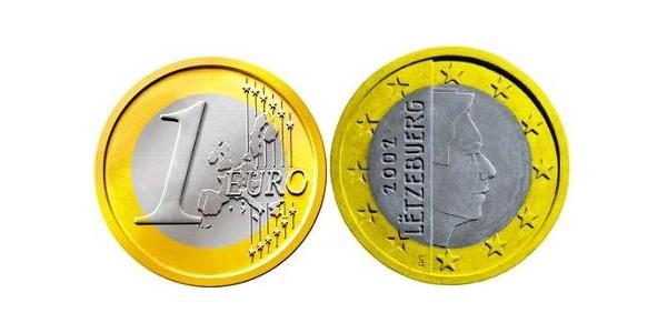 1 Euro Luxembourg Bimetal 