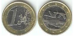 1 Euro 芬兰 Bimetal 