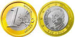 1 Euro 西班牙 Bimetal 
