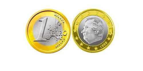 1 Euro Belgien Bimetall Albert II