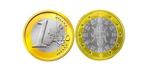 1 Euro Portogallo (1975 - ) Rame/Nichel 