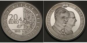 1 Euro 比利时 銀 