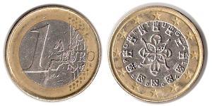 1 Euro 葡萄牙 銅/镍 