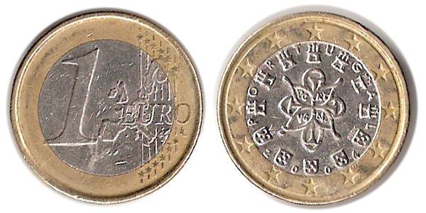 1 Euro 葡萄牙 銅/镍 