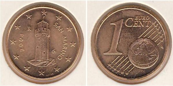 1 Eurocent Saint-Marin Bronze 