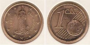 1 Eurocent San Marino Bronzo 