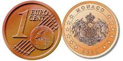 1 Eurocent Mónaco Cobre/Acero 