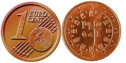 1 Eurocent Republica Portuguesa (1975 - ) Cobre/Acero 