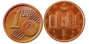 1 Eurocent Italie Cuivre/Acier 