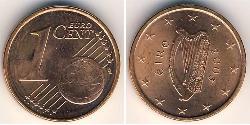 1 Eurocent Irland (1922 - ) Kupfer/Stahl 
