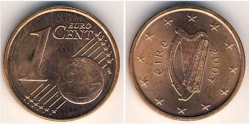 1 Eurocent Irland (1922 - ) Kupfer/Stahl 