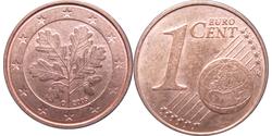 1 Eurocent Federal Republic of Germany (1990 - ) Steel/Copper 