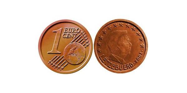 1 Eurocent Luxembourg Steel/Copper 