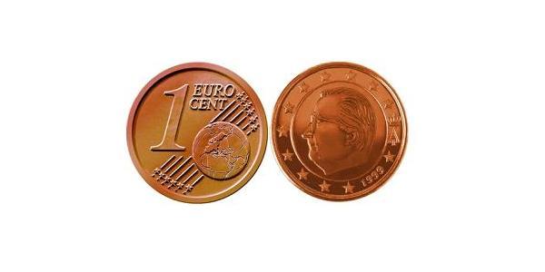 1 Eurocent 比利时 Steel/銅 阿尔贝二世 (比利时)
