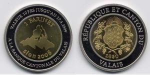 1 Farinet Suiza Bimetal 