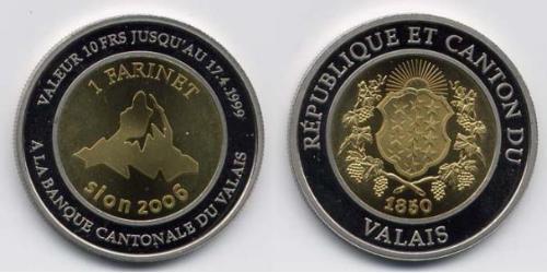 1 Farinet Svizzera Bimetal 