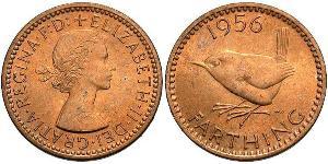 1 Farthing Reino Unido (1922-) Bronce Isabel II (1926-2022)