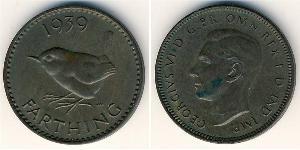 1 Farthing Reino Unido (1922-) Bronce Jorge VI (1895-1952)