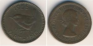 1 Farthing Reino Unido (1922-) Bronce Isabel II (1926-2022)