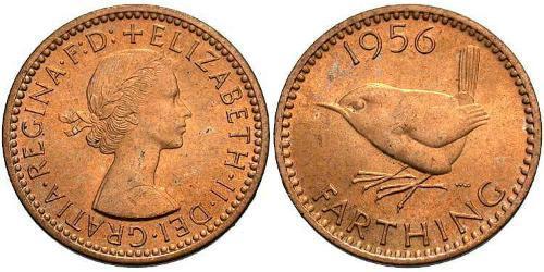 1 Farthing Reino Unido (1922-) Bronce Isabel II (1926-2022)